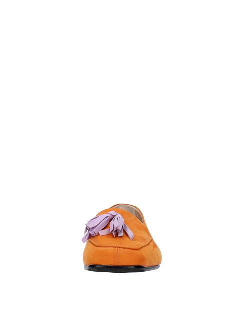Mocassini in ecocamoscio GIULIA NERI | 6605ARANCIO-LILLA